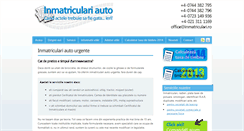 Desktop Screenshot of inmatriculari.ro